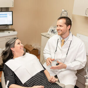 Dental-Care-with-patient by a dentist in Sumner