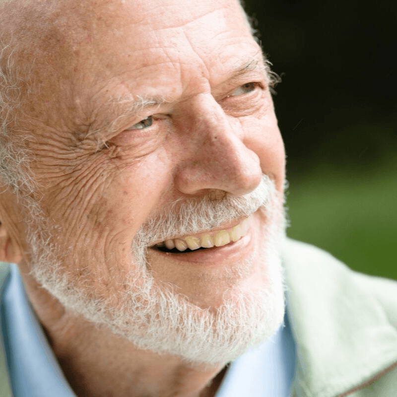 Dental Care for Seniors- Old Man Smiling
