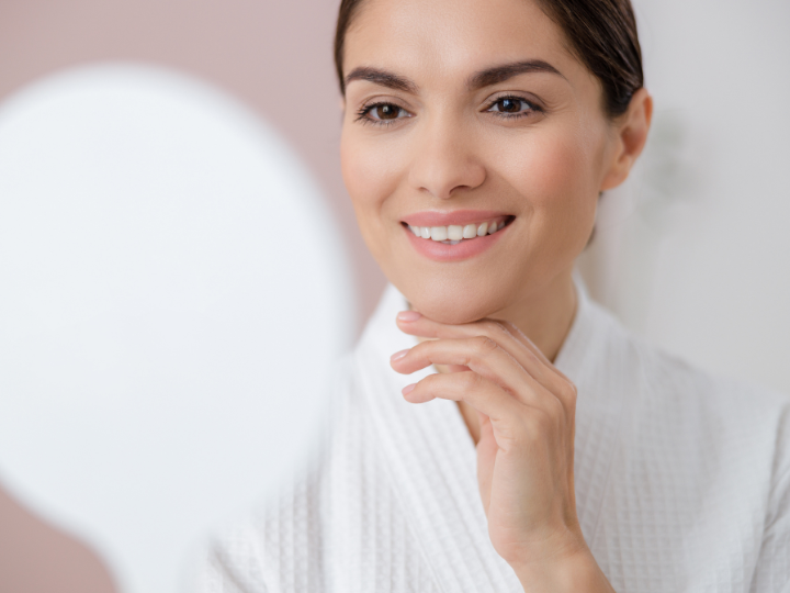 woman-smiling-at-home